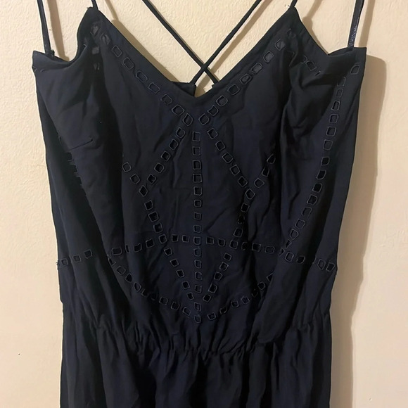 Uma & Leopold Black Eyelet Sundress - Picture 2 of 6